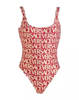 Цельный купальник Versace, бледно-розовый