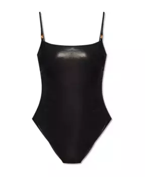 Цельный купальник Versace, черный