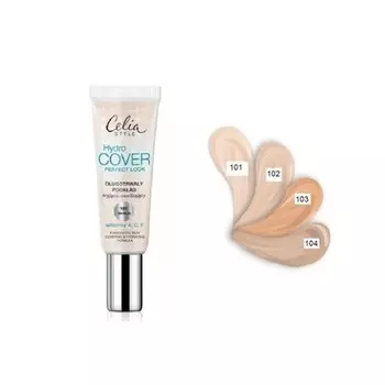 CELIA Hydro Cover Foundation Длительное покрытие и увлажнение с витаминами A, C, E