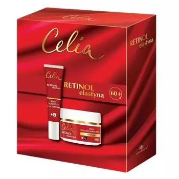 Celia Retinol Elastin set крем для лица 60+ 50 мл + крем для глаз и век 15 мл