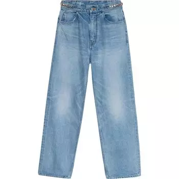 CELINE Джинсы женские синие