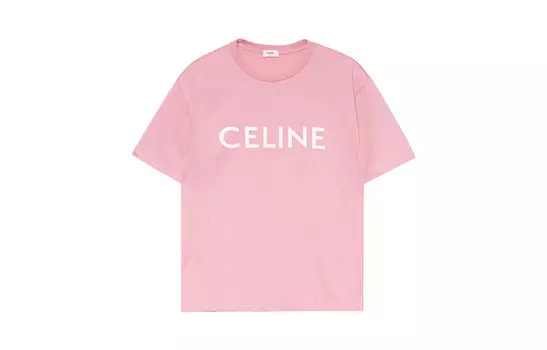 CELINE Футболка женская розовые