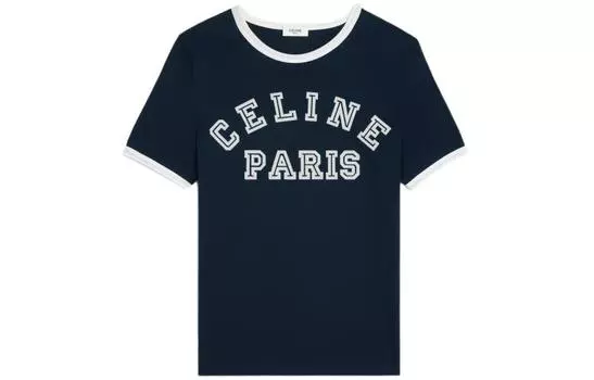 CELINE Футболка женская, синий