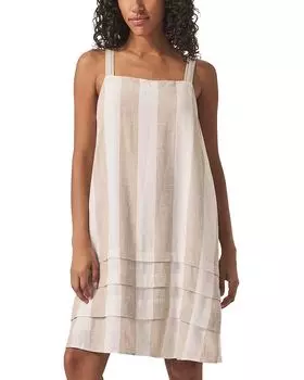 Celine Полосатое мини-платье Splendid, коричневый/бежевый