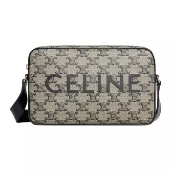 CELINE Сумка через плечо, мужская, среднего размера, светло-коричневая