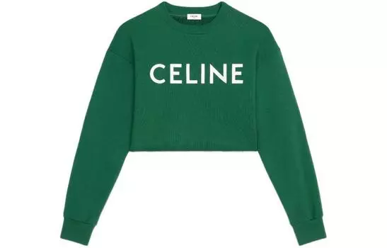 Женская толстовка CELINE, темно-зеленый
