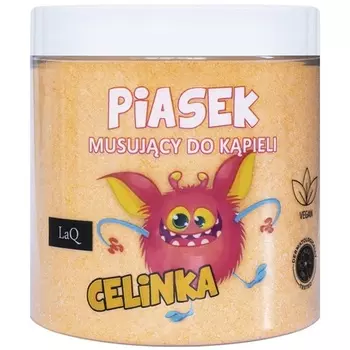 Celinka Orange Fizzing Bath Sand 190g Laq