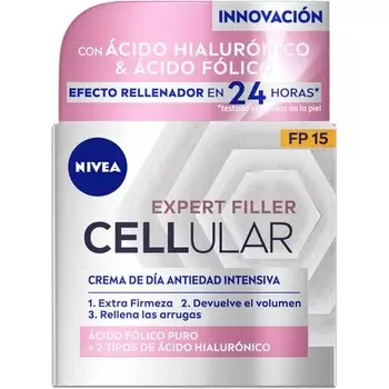 CELLULAR FILLER Дневной крем с гиалуроновой кислотой и фолиевой кислотой SPF15 50 мл Nivea