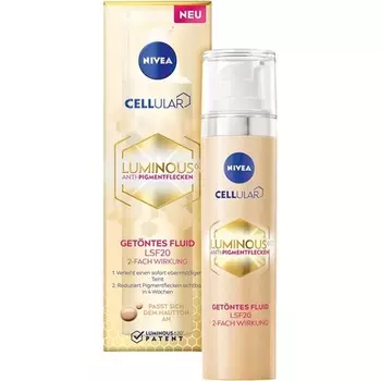 Cellular Luminous 630 Тонирующий флюид с SPF 20, 40 мл, Nivea