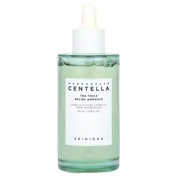Центелла мадагаскарская, успокаивающая ампула Tea-Trica, 3,38 жидких унции (100 мл) Skin1004