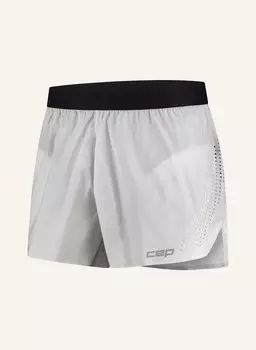 Cep cep pro run шорты ультралегкие, свободный крой, мужские Cep, серый