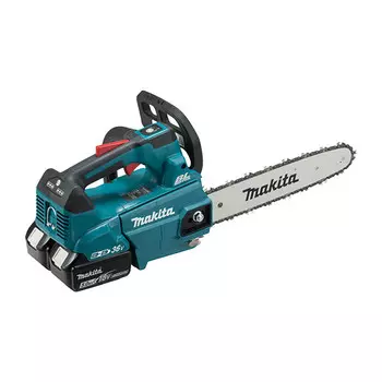 Цепная пила Makita DUC256PT2 + две батареи и одно зарядное устройство