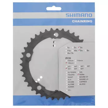 Цепное кольцо для защиты цепи Shimano Sora Fc-R3030, черный / черный / черный