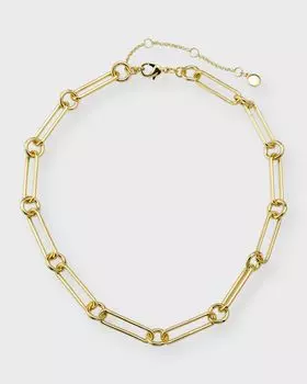 Цепное колье «Эмма» BaubleBar, цвет Gold