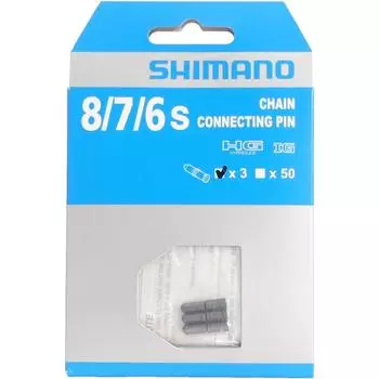 Цепной заклепочный штифт для 6/7/8-скоростных цепей - 3 шт. SHIMANO, черный / черный / черный