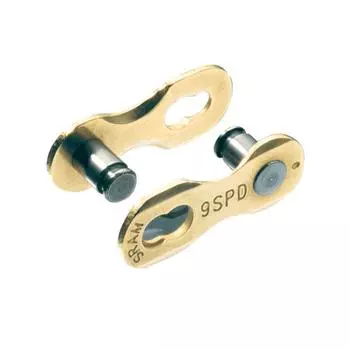 Цепной замок PowerLink Chain Connector — 9-скоростная SRAM, золото