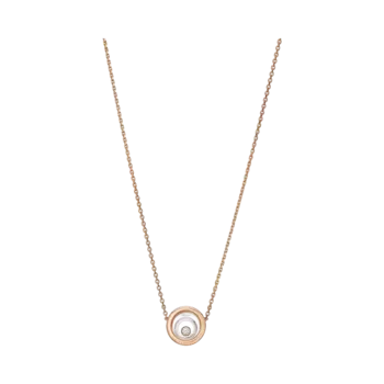 Цепочка Chopard Happy Spirit - Ожерелье, розовое золото, белое золото, бриллиант