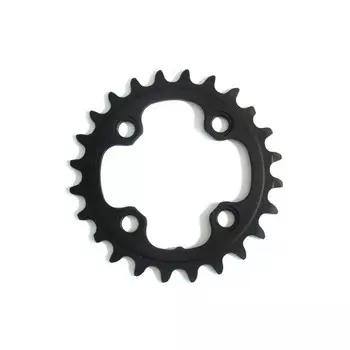 цепочка Deore FC-M590 22T 9S 104 мм черная SHIMANO, серый / черный / черный