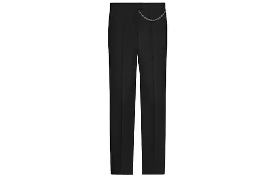 Цепочка-деталь, брюки по индивидуальному заказу Givenchy, черный