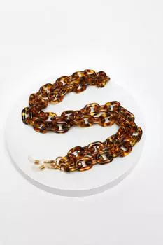 Цепочка для солнцезащитных очков в черепаховой оправе QUIZ Clothing