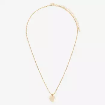 Цепочка H&M Heart-pendant, золотистый
