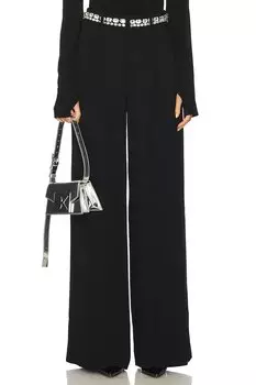 Цепочка из стразов, брюки genna Cinq A Sept, черный