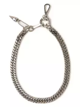 Цепочка на шею Alexander McQueen, серебяный