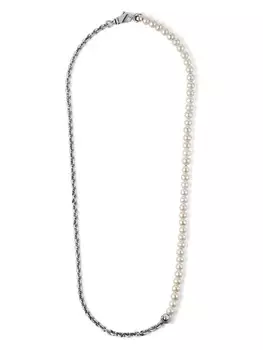 Цепочка на шею Half Pearl Emanuele Bicocchi, серебряный