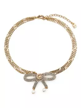 Цепочка на шею с бантом Dsquared2, золотой