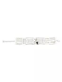 Цепочка на шею с логотипом Dolce & Gabbana, серебряный