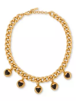 Цепочка на шею с подвесками Moschino, золотой