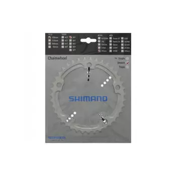 цепочка Tiagra FC-4600 39T 10S 130 мм серебристая SHIMANO, серебро / серебро