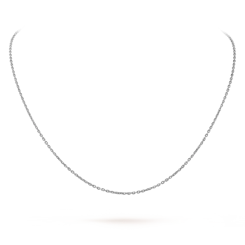 Цепочка Van Cleef & Arpels Trace, 42 см, 18-ct белое золото