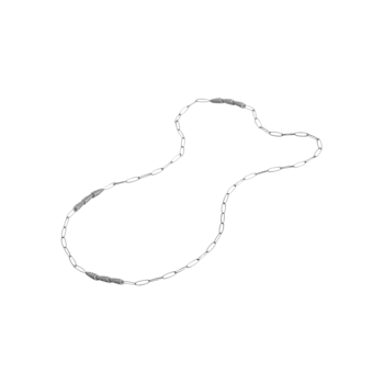 Цепочка Vhernier Calla из титана и бриллиантов