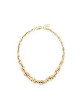 Цепочное колье из желтого золота Lauren Rubinski, золотой