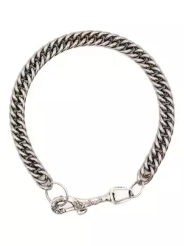 Цепочное ожерелье с розами Enfants Riches Dprims, серебяный