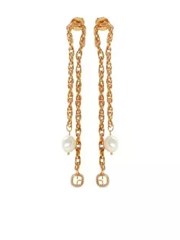 Цепочные серьги Claudie Pierlot, золотой