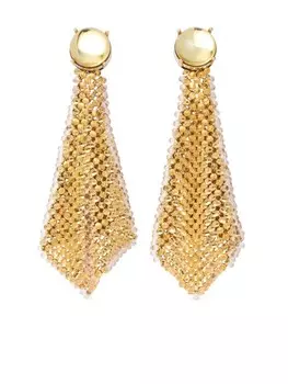 Цепочные серьги Rabanne, золотой