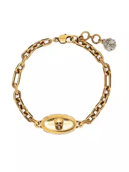 Цепочный браслет Alexander McQueen, золотой