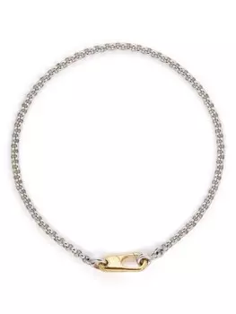 Цепочный браслет на ногу Carabiner Otiumberg, серебряный