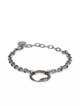 Цепочный браслет Roberto Cavalli, серебряный