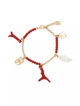 Цепочный браслет с подвеской DG Dolce & Gabbana, золотой