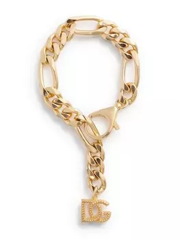 Цепочный браслет с подвеской Dolce & Gabbana, золотой