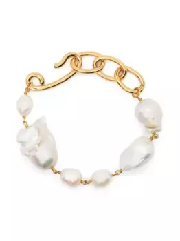 Цепочный браслет с подвеской JIL SANDER, золотой