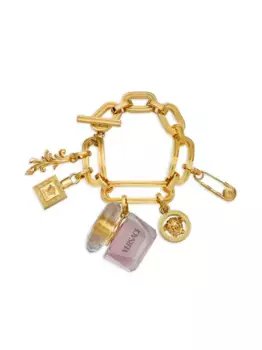 Цепочный браслет VERSACE, золотой