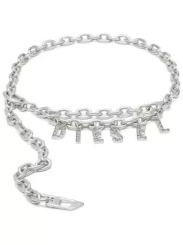 Цепочный ремень B-Charm Chain DIESEL, серебяный