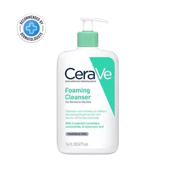 Cerave CeraVe Пенка для очищения лица 473мл, White/Green