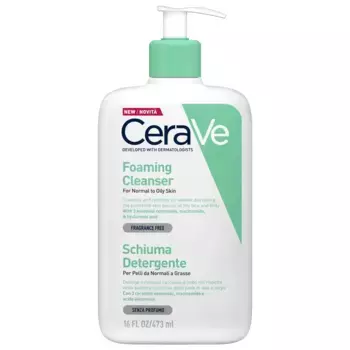 CeraVe Очищающая пенка 473 мл для нормальной и жирной кожи