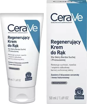 CeraVe, регенерирующий крем для рук, 50 мл
