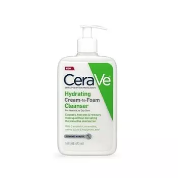 Cerave Увлажняющее очищающее средство для лица для нормальной и сухой кожи 473 мл